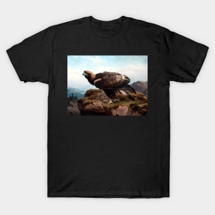 Aquila chrysaetos by Ferdinand von Wright T-Shirt